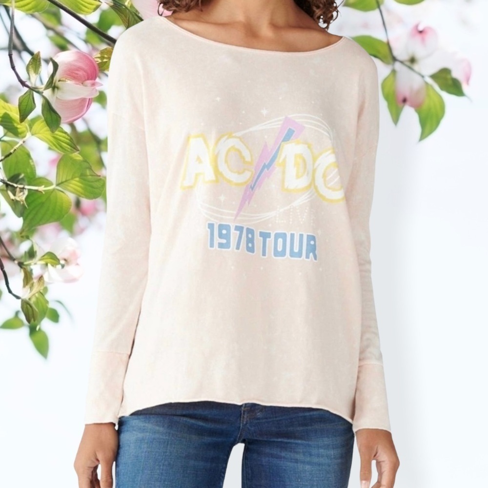Lucky Brand AC/DC Graphic Tee Long Sleeve